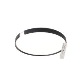 Plafonnier LED dimmable Robby 35W Ø37 cm noir, dimmable au design moderne